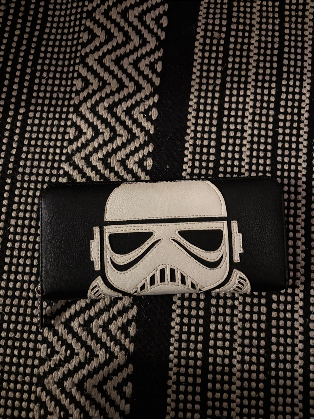 Black and White Stormtrooper Zip Wallet